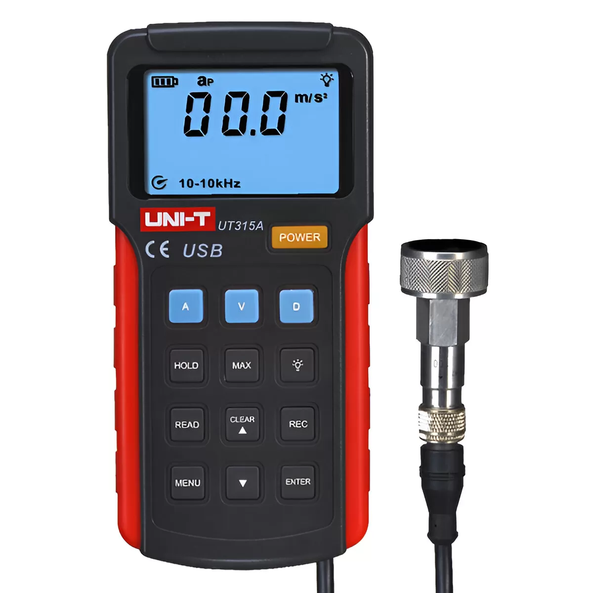 Medidor de Vibración 10Hz ~ 10kHz