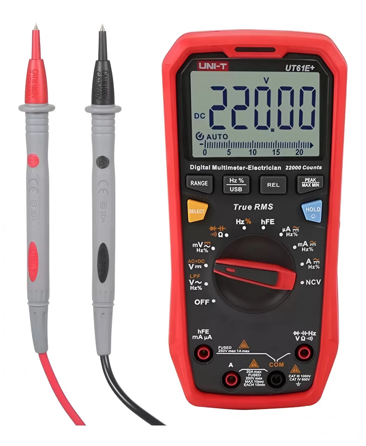 Multímetro Digital Con Interfaz UT61E+