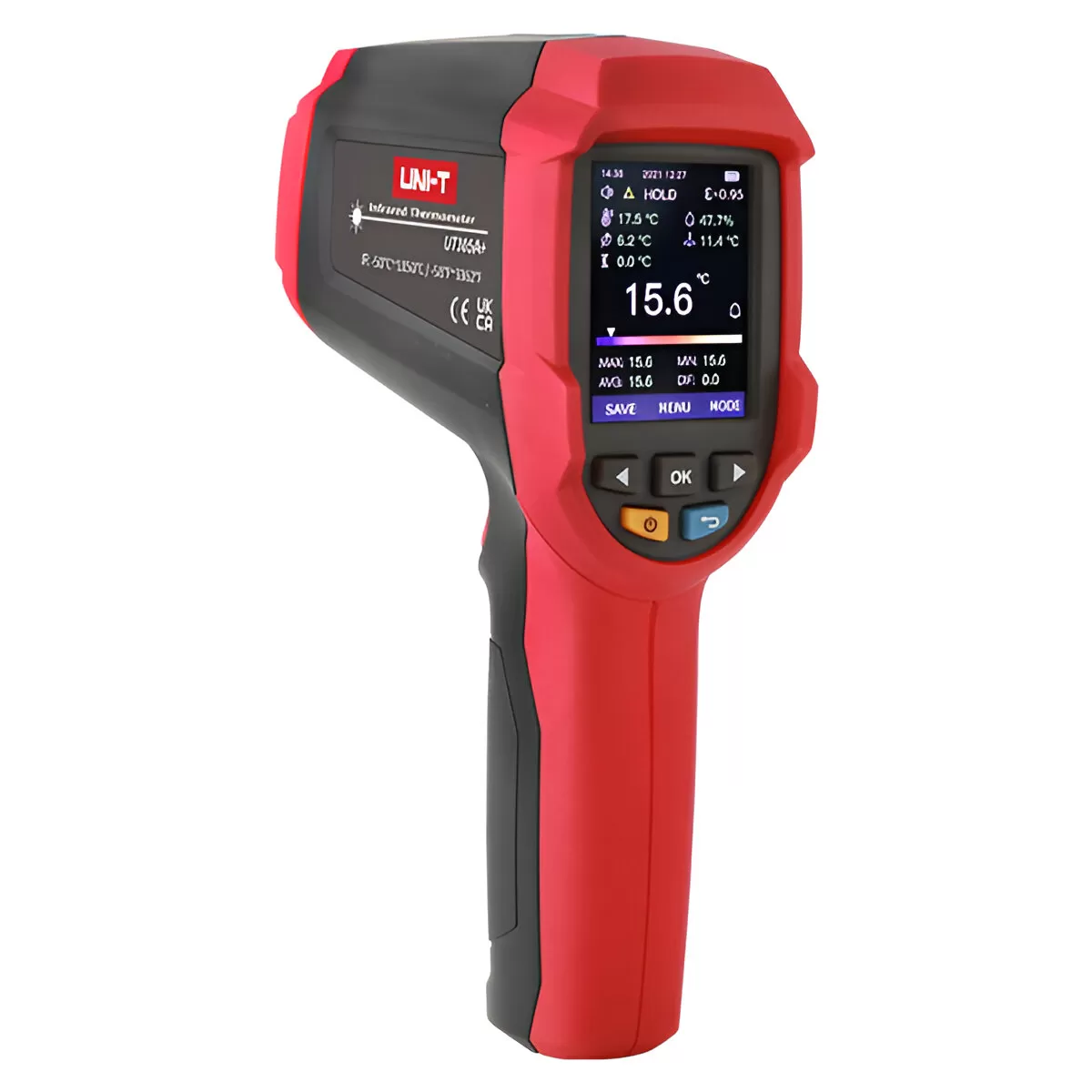 Termómetro Infrarojo Digital -50ºC - 1.850ºC