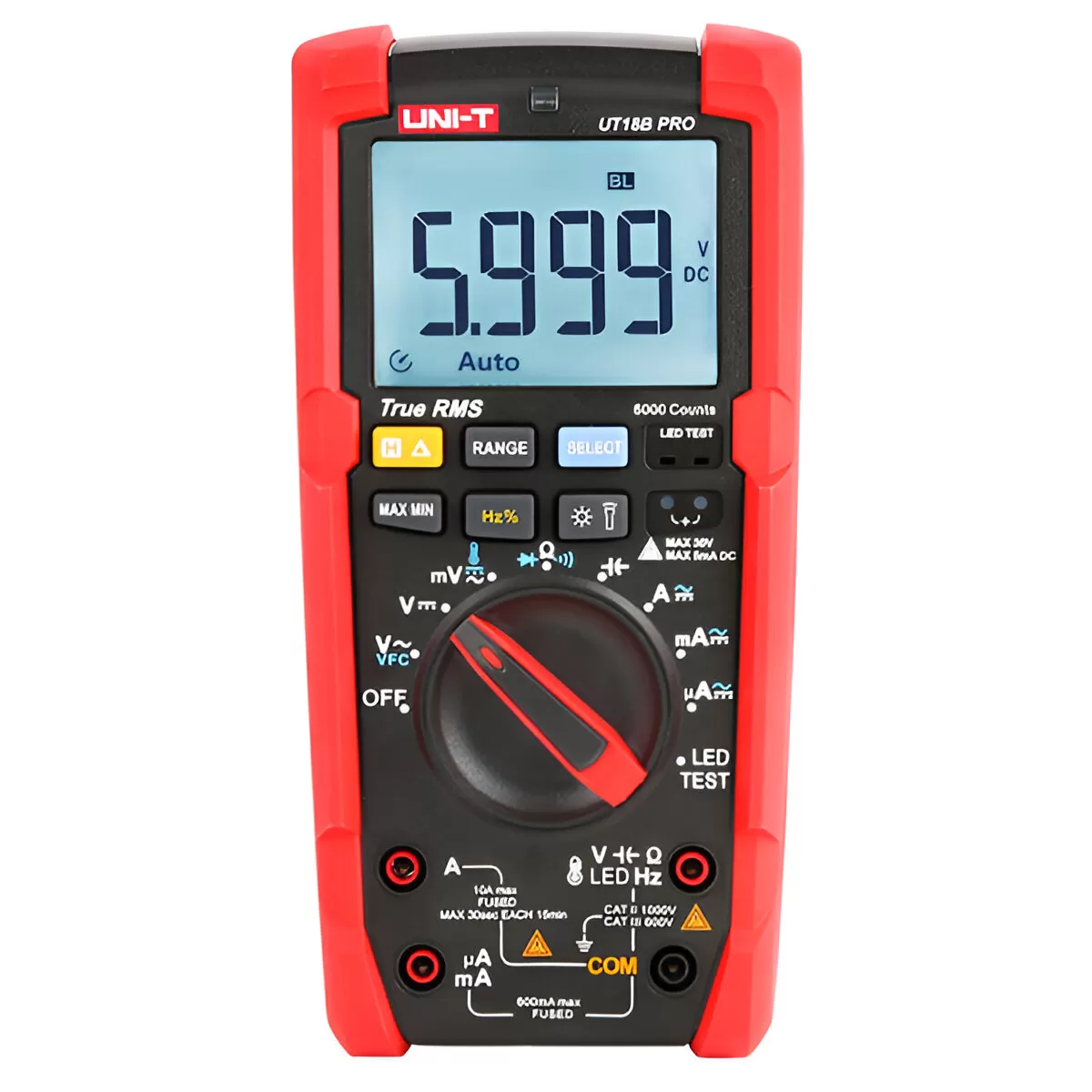 Multímetro True RMS AutoRango UT18B PRO