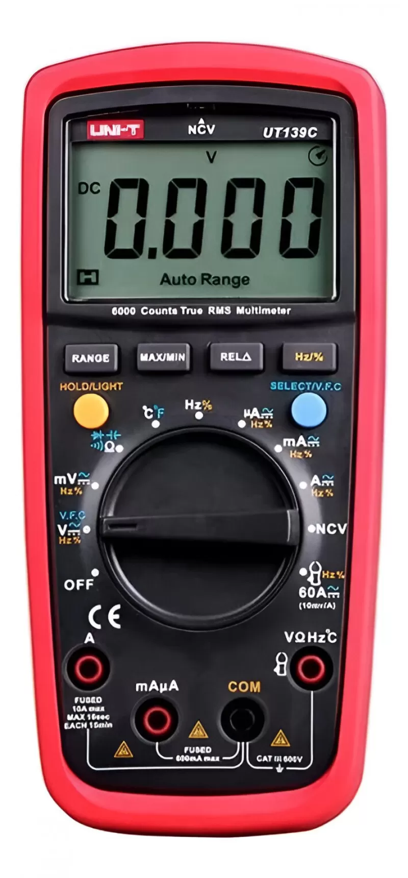 Multímetro True RMS AutoRango UT139C