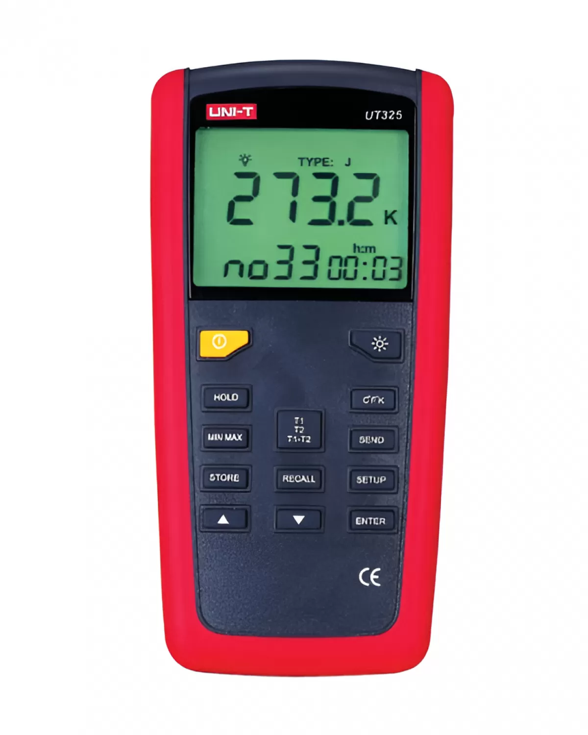 Termómetro De Entrada Doble Con Termocuplas Con 7 Tipos