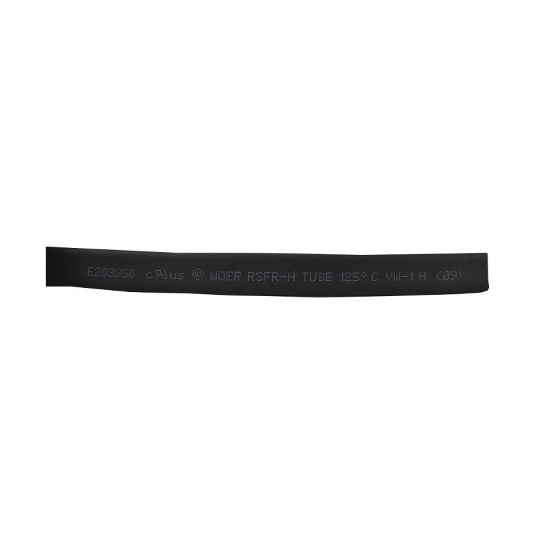 Termoencogible Negro UL 9Mm
