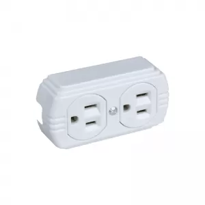 Tomacorriente Doble De Sobreponer