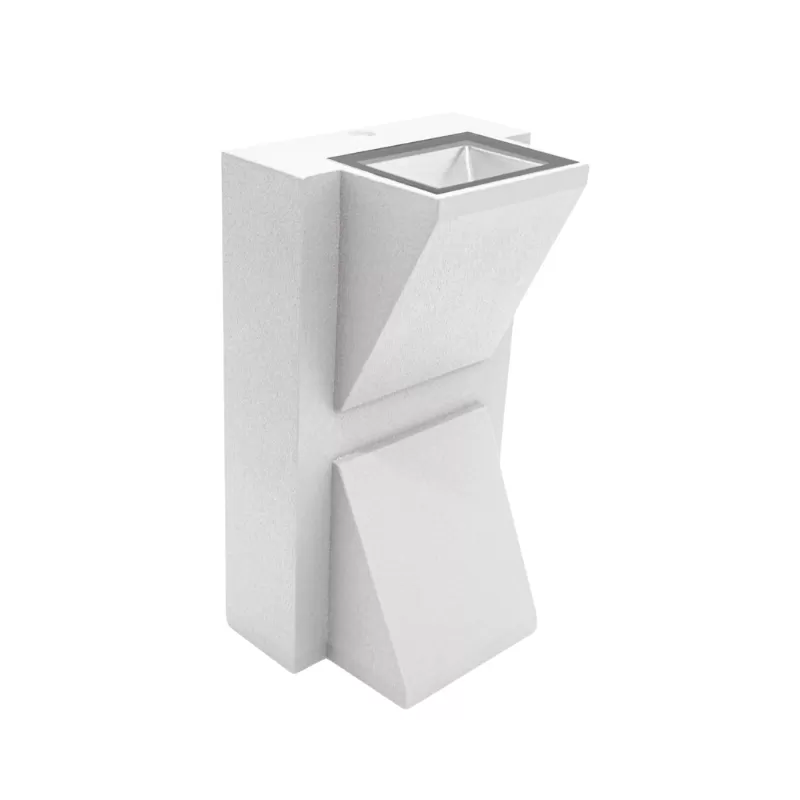 Aplique Mercury Led Corbatín Blanco Luz Cálida