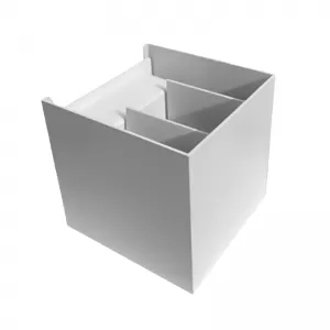 Aplique Mercury Led Box Blanco 10x10