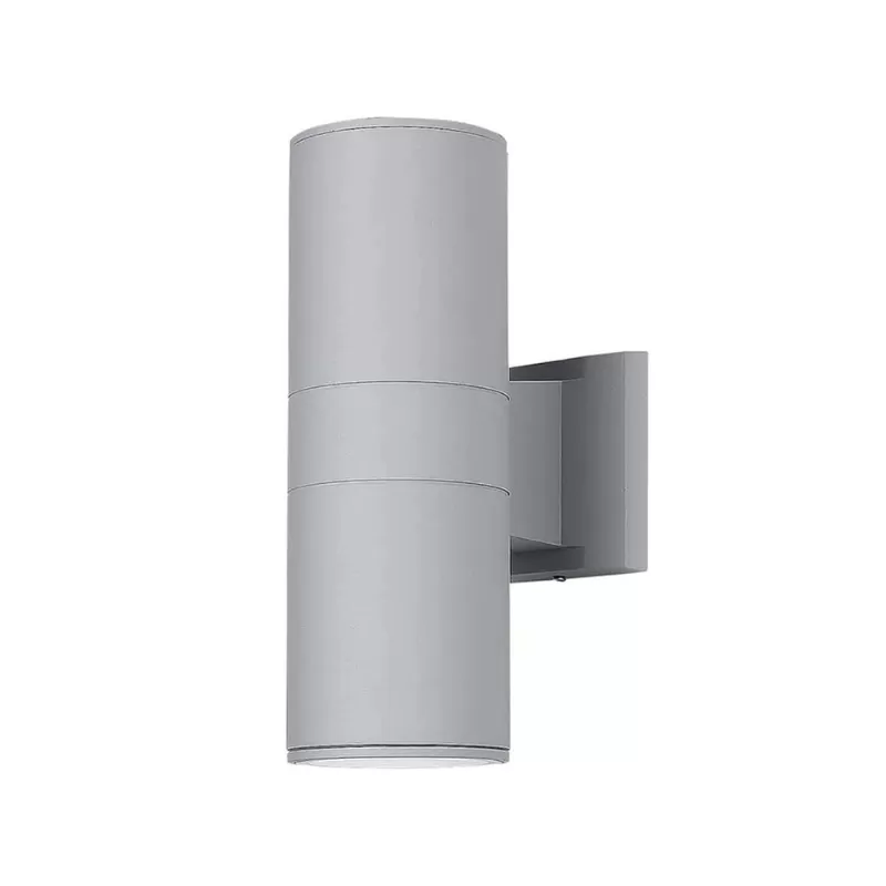 Aplique Pared Mercury Cilindro Gu10 Gris