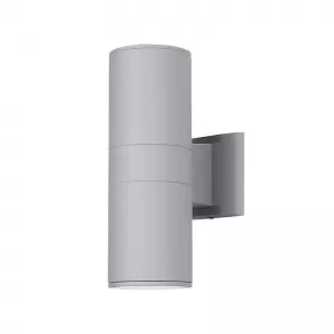 Aplique Pared Mercury Cilindro Gu10 Gris