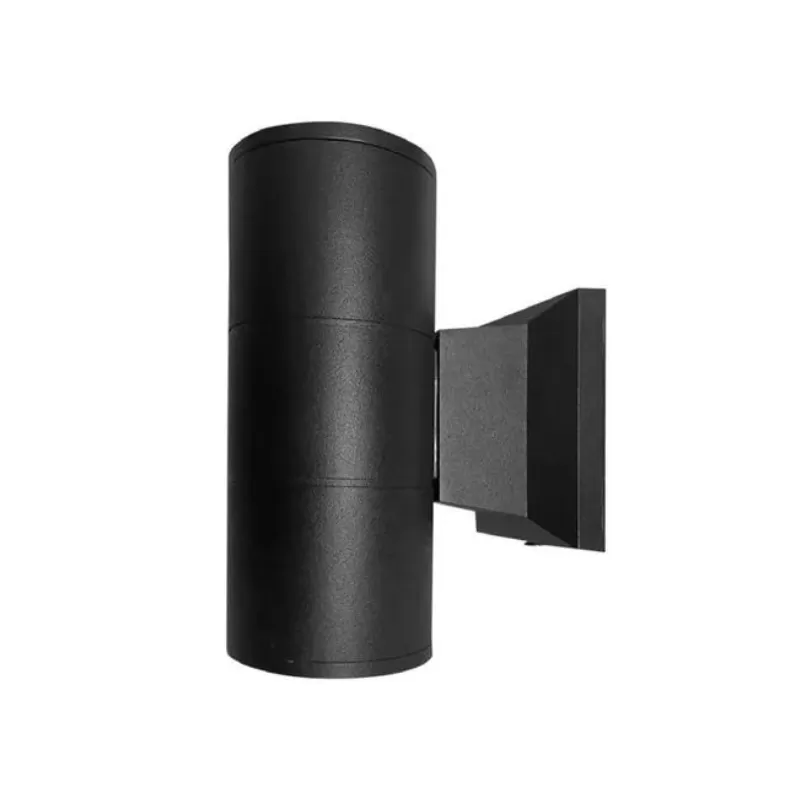 Aplique Pared Mercury Cilindro Gu10 negro
