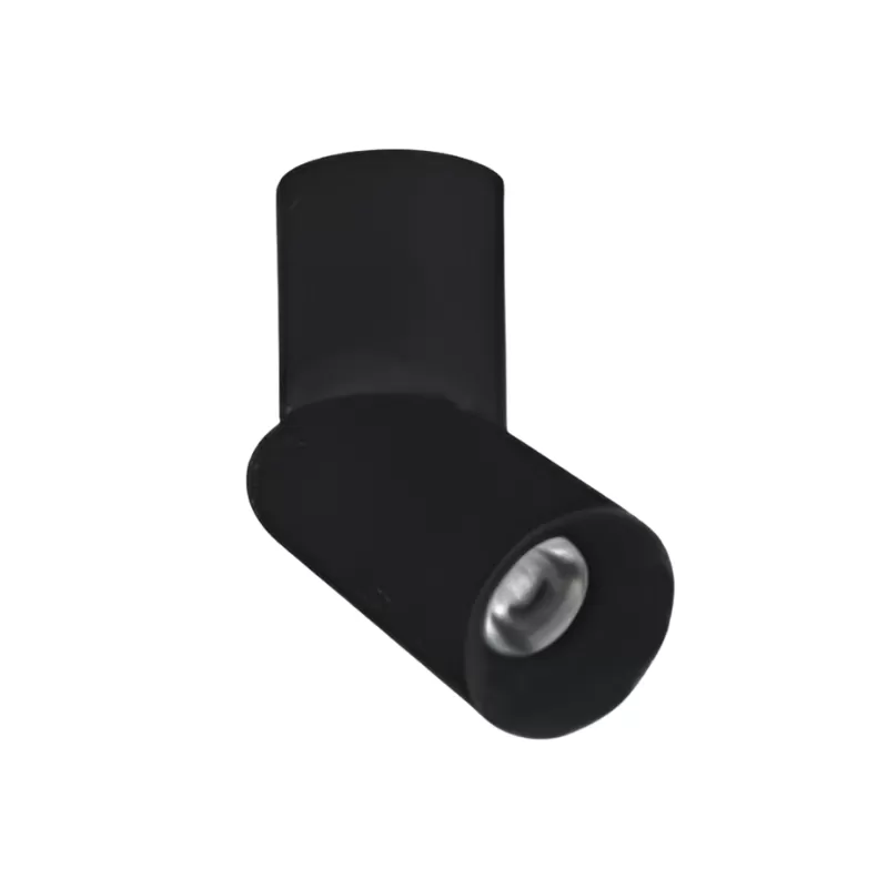 Spot LED Mercury Giratorio Negro 15W Luz Cálida