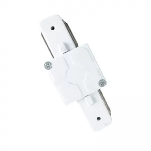 Unión Recta Para Riel Spot Blanca