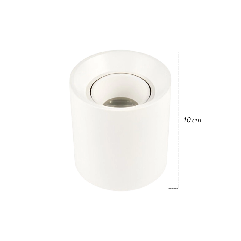 Bala Mercury Cilindro Blanca sobreponer