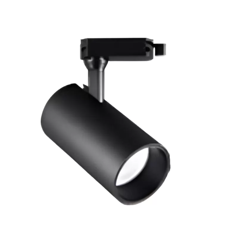 Spot LED Mercury Liso Negro 20W Luz Blanca