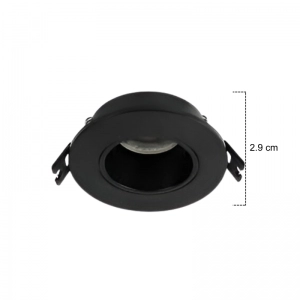 Bala Negra Basculante Recesada