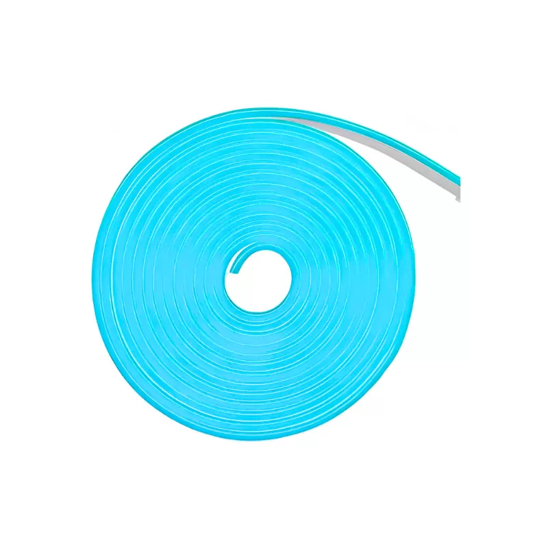 Cinta Led 12V Neón Flex 5m Luz Azul