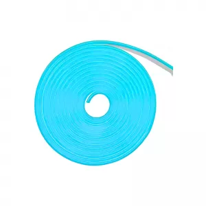 Cinta Led 12V Neón Flex 5m Luz Azul