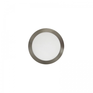 Panel LED Satín Redondo Incrustar 12W 6