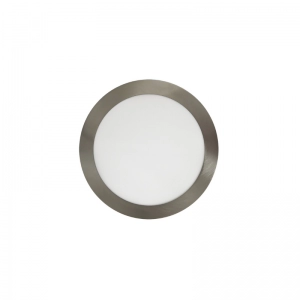 Panel LED Satín Redondo Incrustar 18W 8