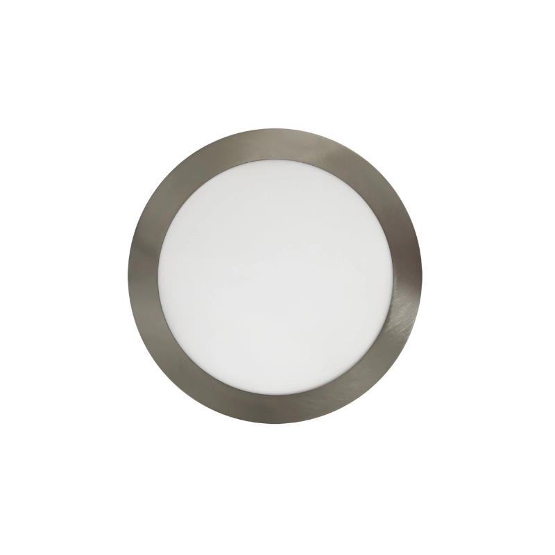 Panel LED Satín Redondo Incrustar 24W 10