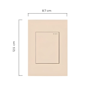 Interruptor Sencillo Conmutable Golden Luxury