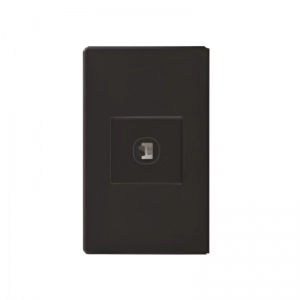 Toma Teléfono RJ11 Línea Plus Color Negro