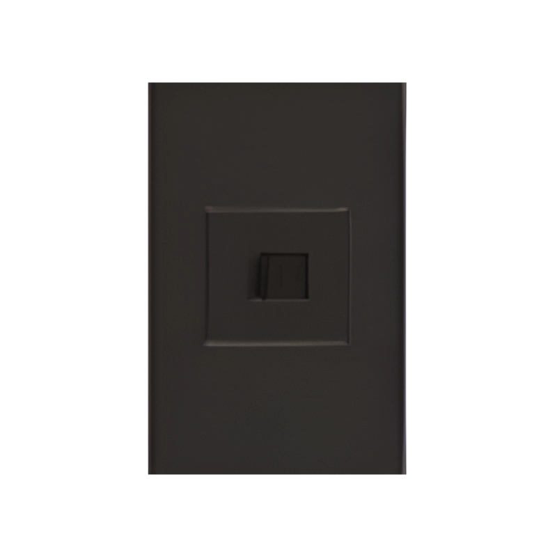 Toma RJ45 PC Línea Plus Color Negro