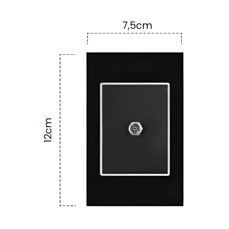 Toma Coaxial Black Mirror