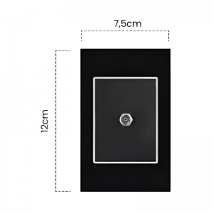 Toma Coaxial Black Mirror