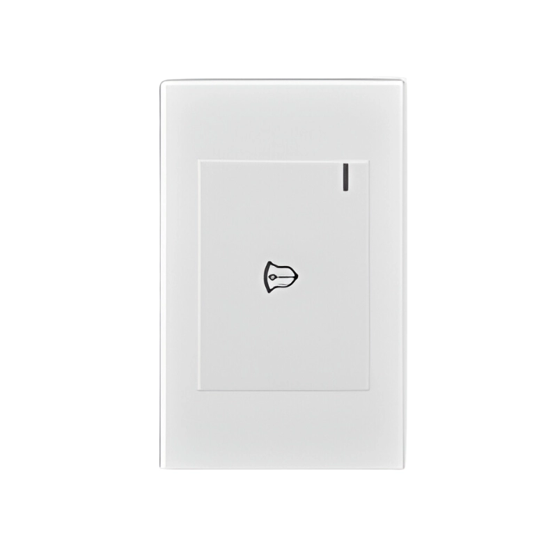 Pulsador Sencillo Premium Blanco