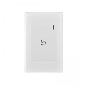 Pulsador Sencillo Premium Blanco