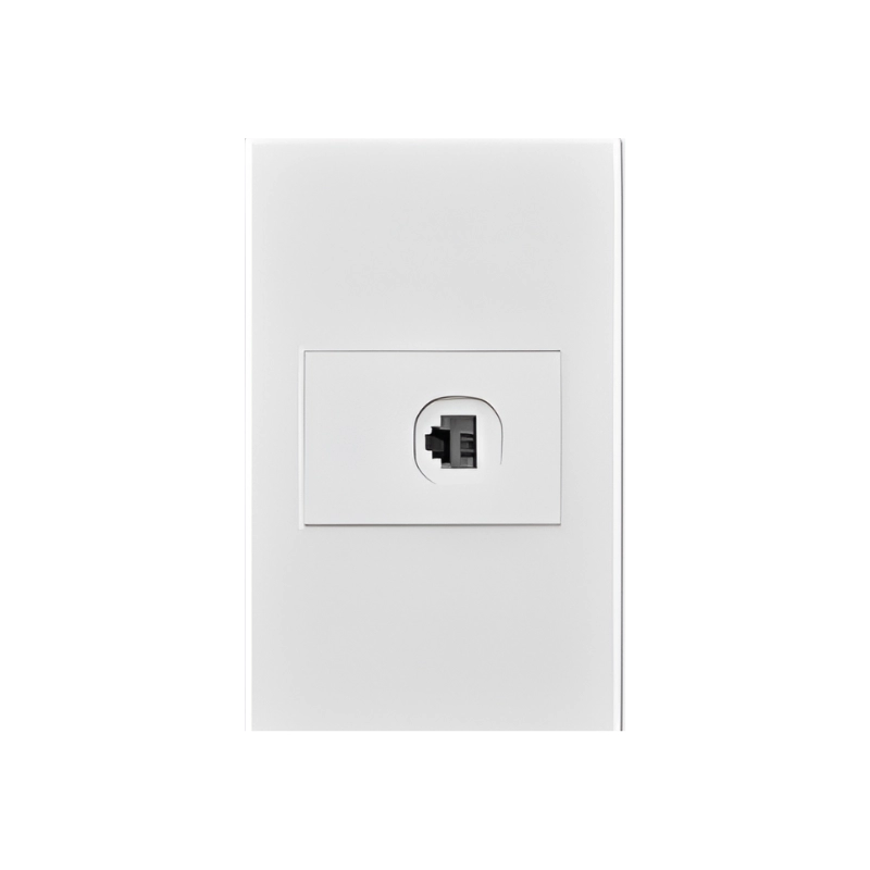 Toma Teléfono Sencilla Premium Blanco