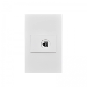 Toma Teléfono Sencilla Premium Blanco