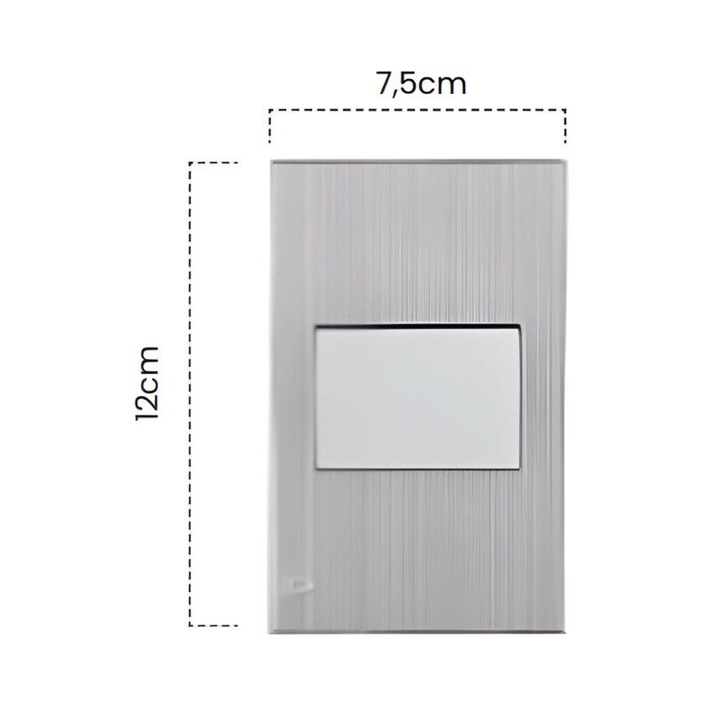 Placa ciega Stainless