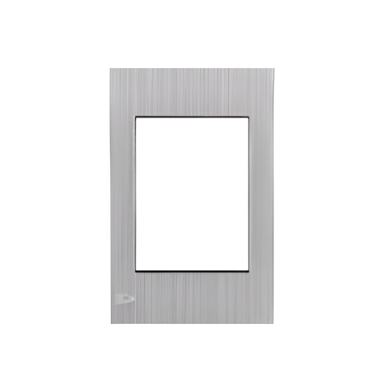 Placa Línea Premium Stainless + Chrome/Acero