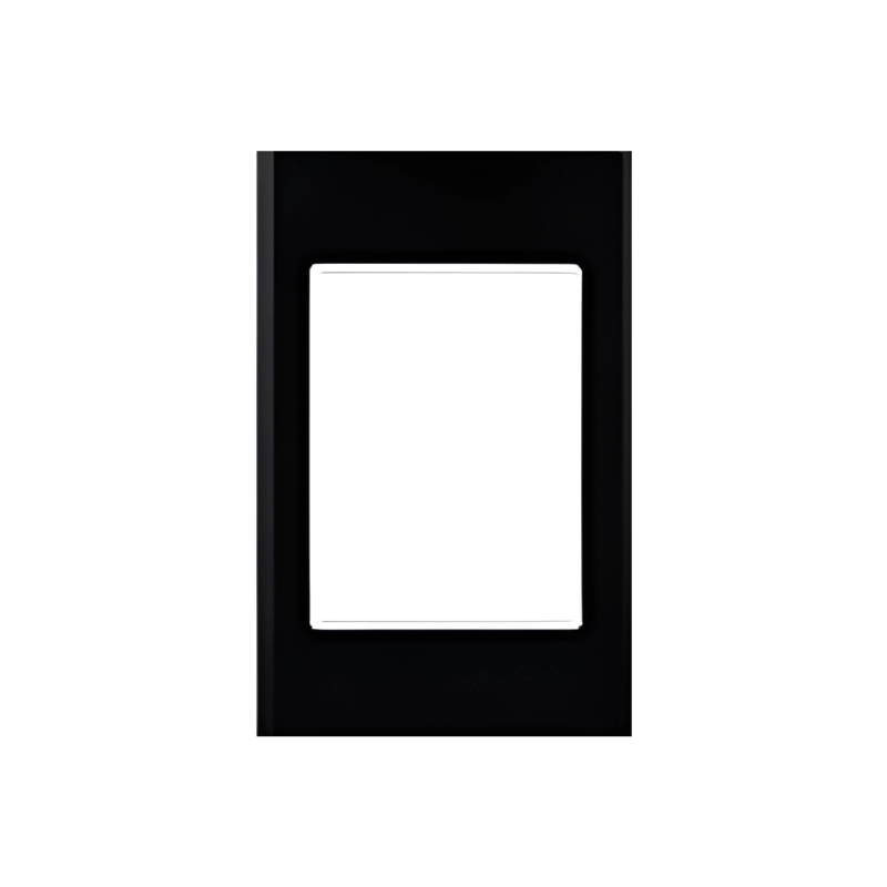 Placa Línea Premium Black Mirror/Acrylic