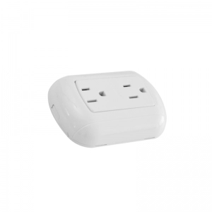 Toma doble  Polo tierra de lujo Sobreponer básico