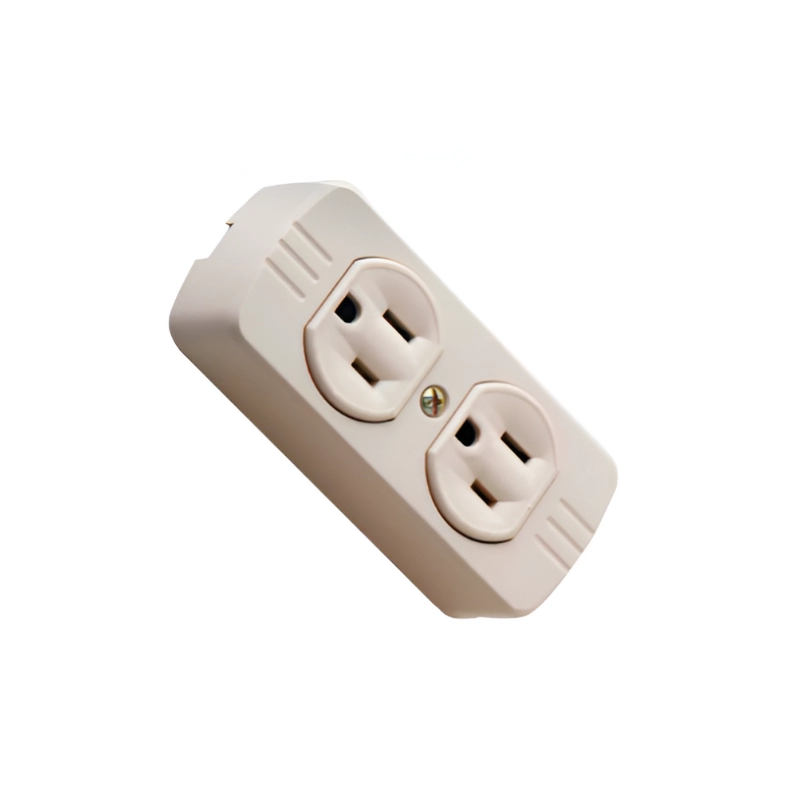 Toma doble Polo tierra Industrial Sobreponer básico