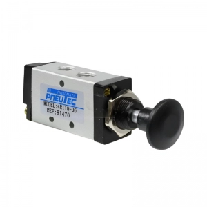 Válvula Manual Botón 2 posiciones 1/8