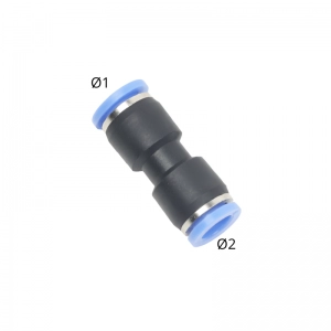 Racor Instantáneo HVFF Ø1 8mm Ø2 6mm Poliuretano