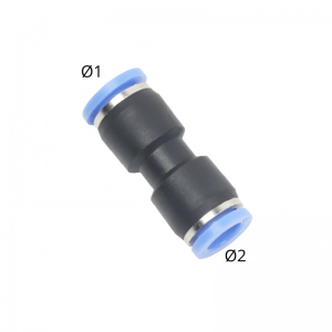 Racor Instantáneo HVFF Ø1 12mm Ø2 10mm Poliuretano