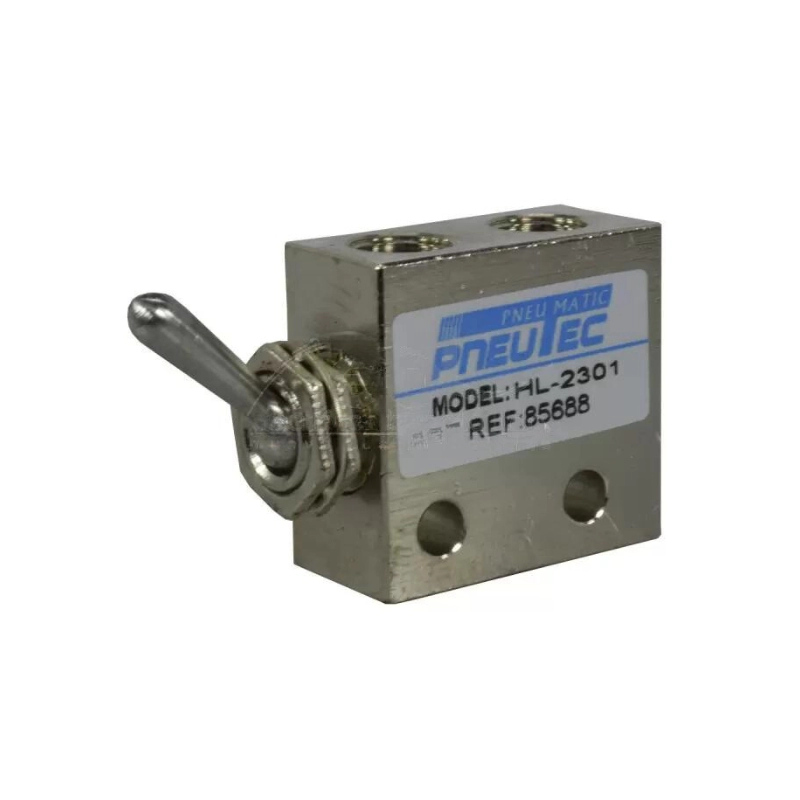 Válvula Manual De Codillo Puerto 3/2 - 1/8