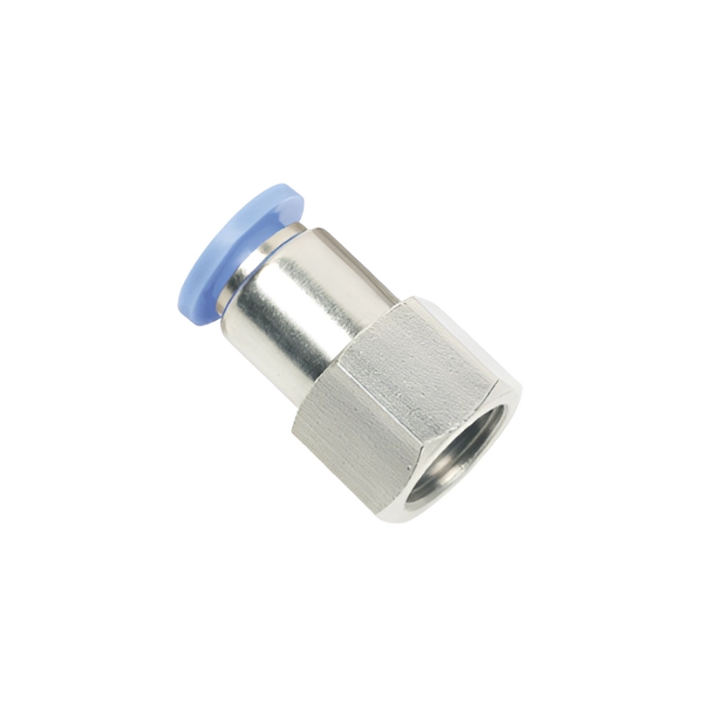 Racor Roscado PCF Manguera 8mm Rosca 1/4