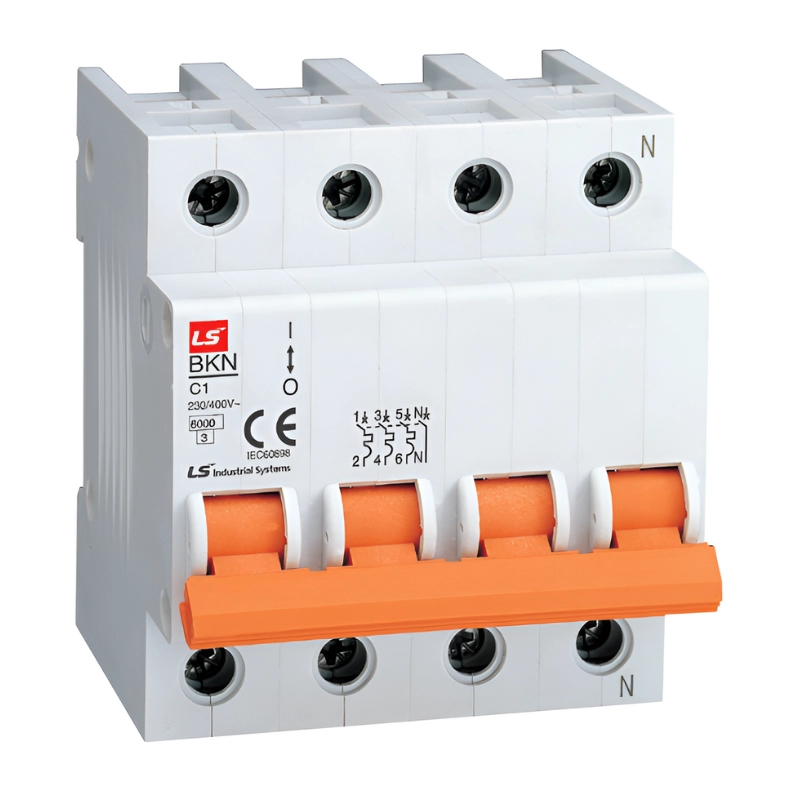 Minibreaker Riel Din 3 polos LG 20Amp 6kA 220V