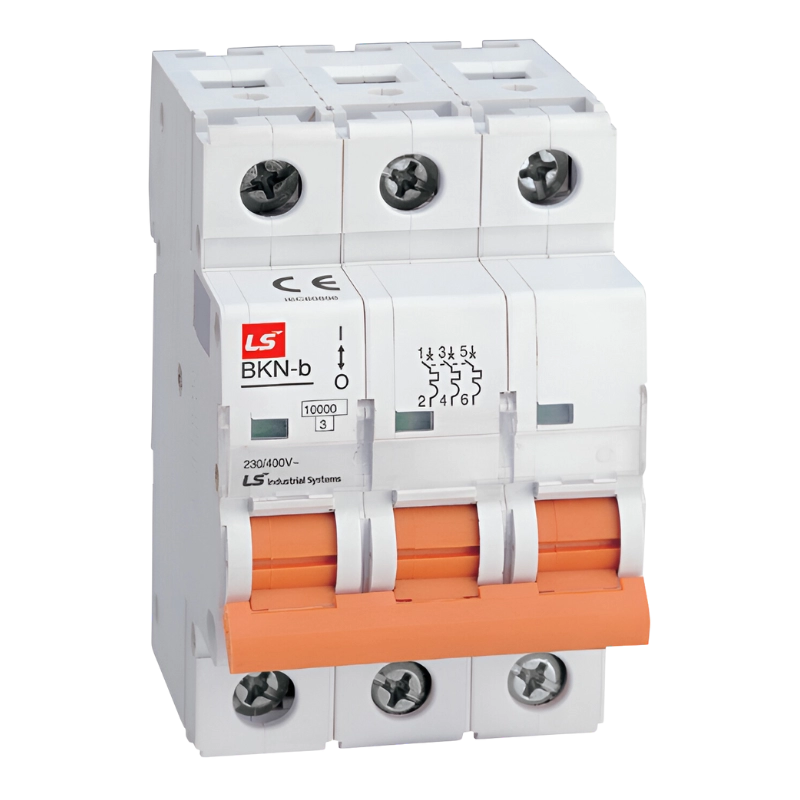 Minibreaker Riel Din 3 polos LG 2Amp 10kA 240V