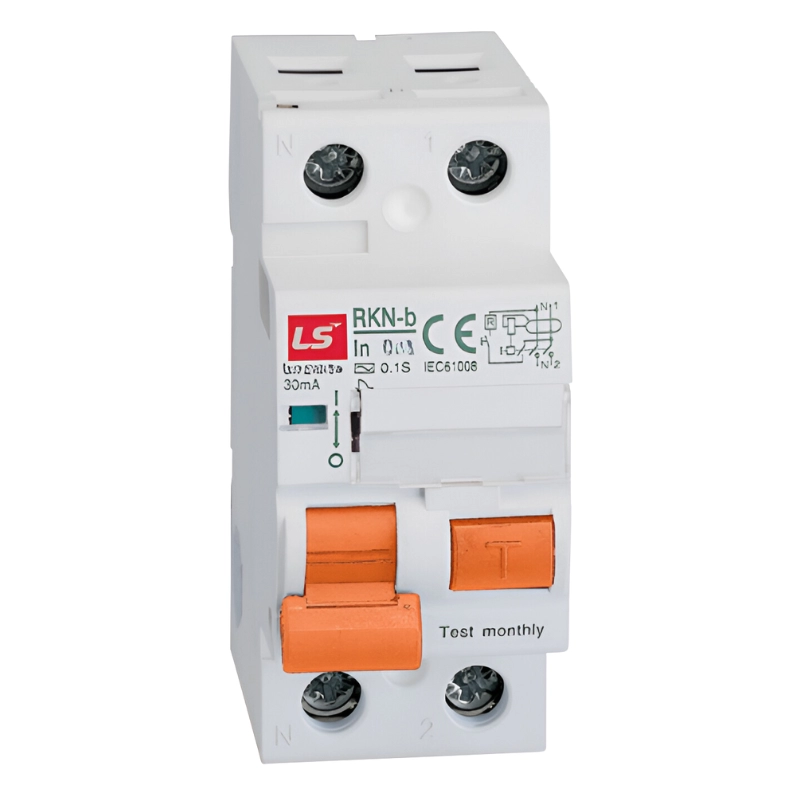 Minibreaker Residual Protección Falla Tierra 1P+N 10KA 40Amp