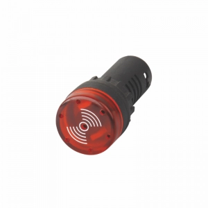 Buzzer (Sn) Luminoso Rojo 22mm 110VCA