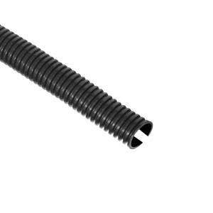 Coraza Negra Con Retardante A La Llama 22mm Abierta