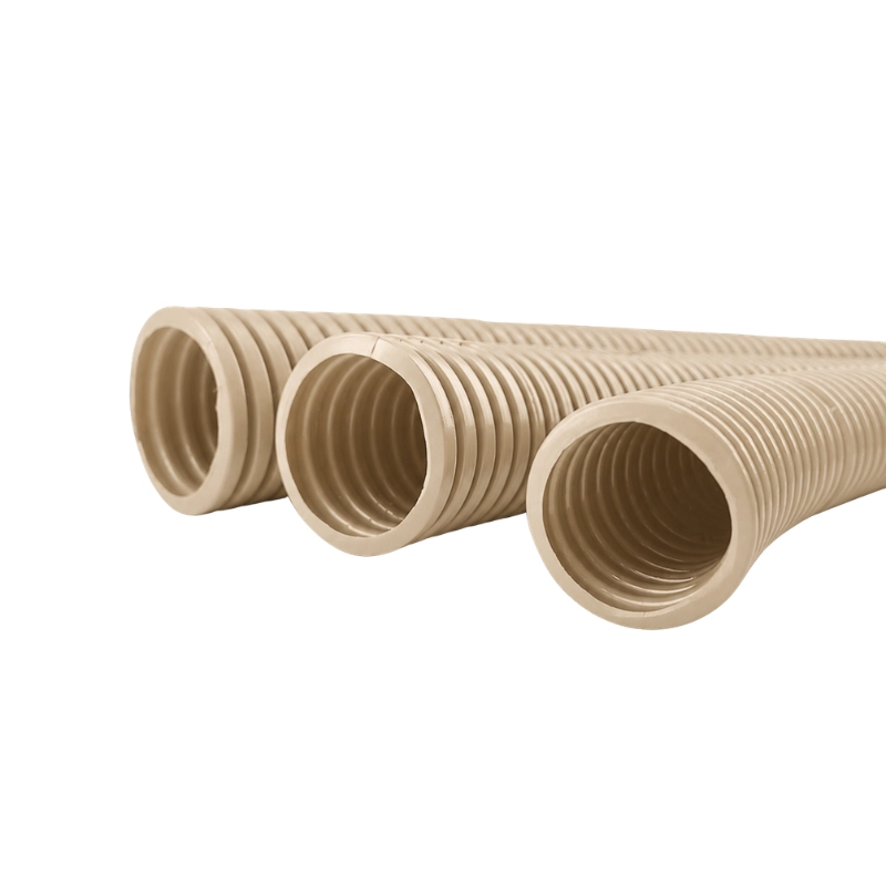 Coraza Industrial Cerrada Diametro 19mm, Rollo 50m Color Beige