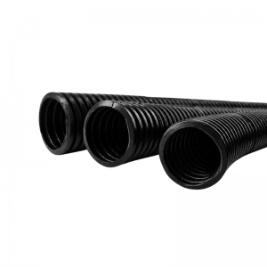 Coraza Industrial Cerrada Diametro 10mm, Rollo 100m Color Negro