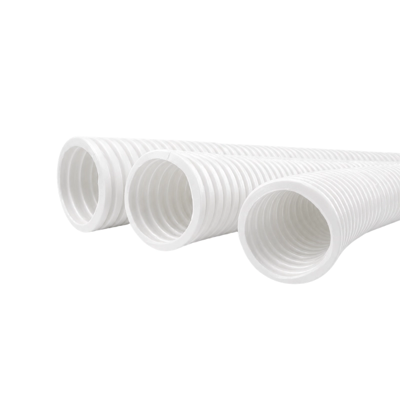 Coraza Industrial Cerrada Diametro 13mm, Rollo 100m Color Blanco